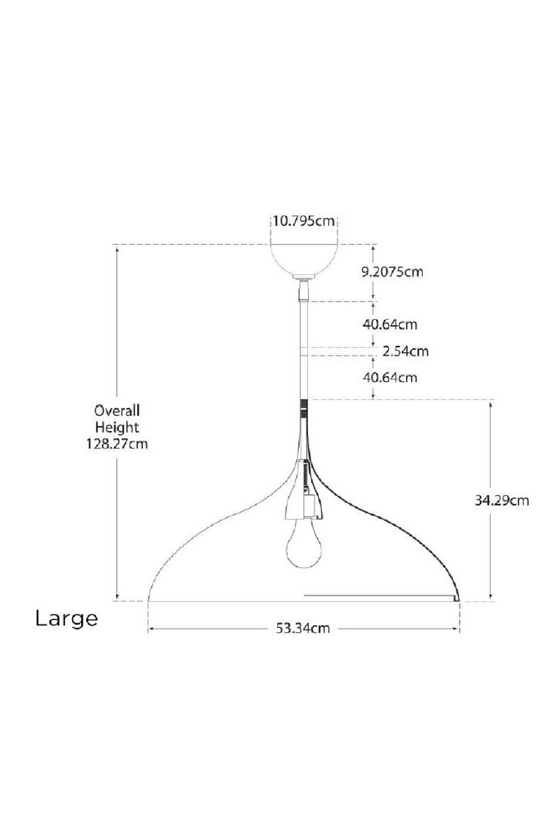 Gold Interior Pendant Lamp | Andrew Martin Agnes | Oroatrade.com