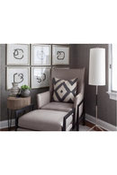 Elongated Linen Shade Floor Lamp | Andrew Martin Frankforto | Oroatrade.com