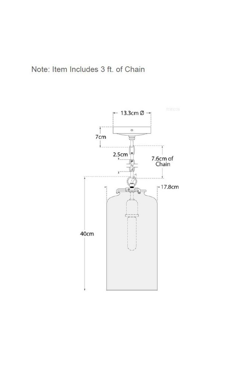 Clear Glass Pendant Light | Andrew Martin Katie | Oroatrade.com