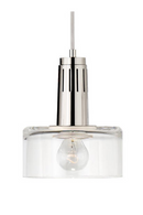 Industrial Style Glass Pendant Lamp | Andrew Martin Iris | Oroatrade.com