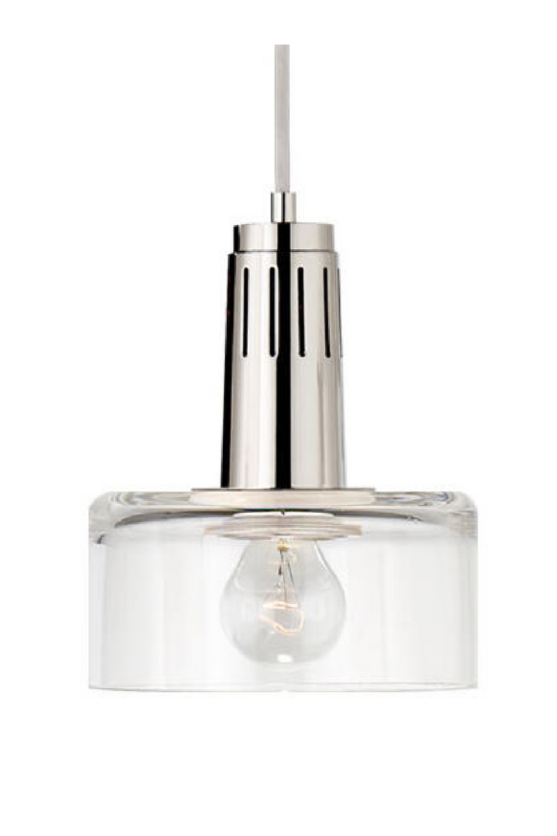 Industrial Style Glass Pendant Lamp | Andrew Martin Iris | Oroatrade.com