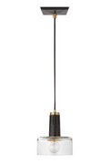 Industrial Style Glass Pendant Lamp | Andrew Martin Iris | Oroatrade.com