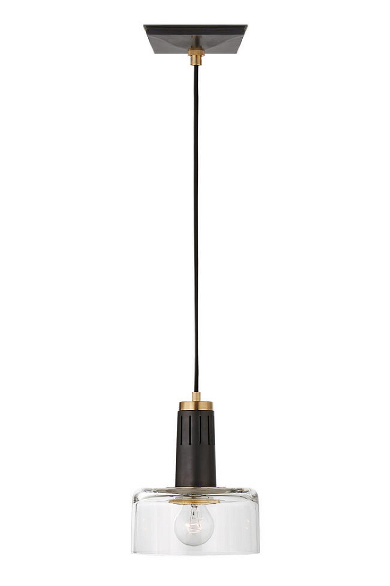 Industrial Style Glass Pendant Lamp | Andrew Martin Iris | Oroatrade.com