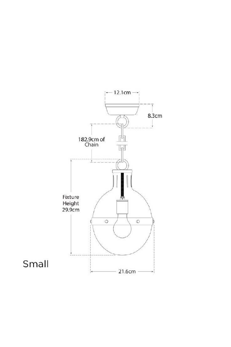 White Glass Ball Pendant Lamp | Andrew Martin Hicks | Oroatrade.com