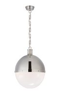 White Glass Ball Pendant Lamp | Andrew Martin Hicks | Oroatrade.com