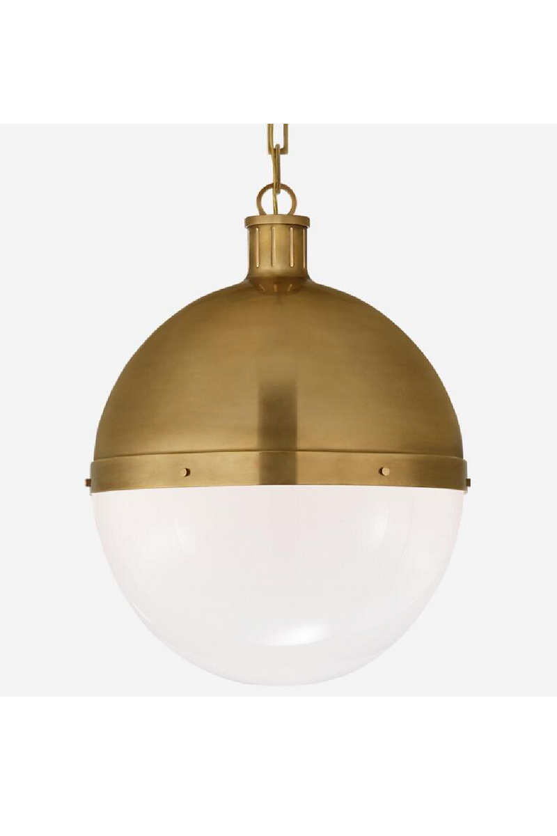 White Glass Ball Pendant Lamp | Andrew Martin Hicks | Oroatrade.com