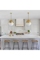 White Glass Ball Pendant Lamp | Andrew Martin Hicks | Oroatrade.com