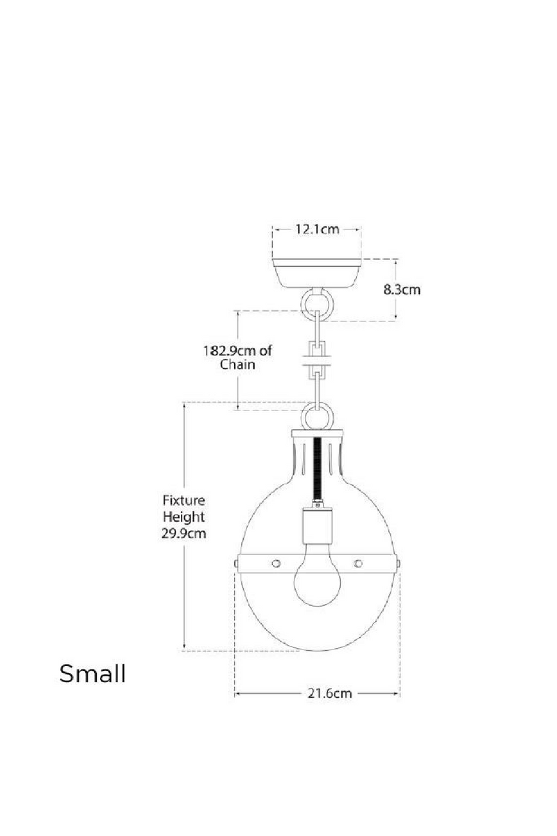 White Glass Ball Pendant Lamp | Andrew Martin Hicks | Oroatrade.com