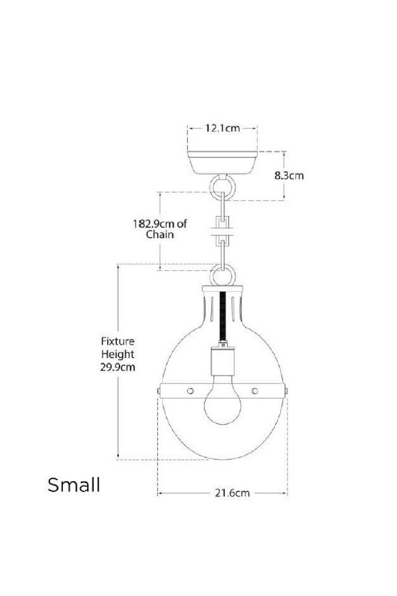White Glass Ball Pendant Lamp | Andrew Martin Hicks | Oroatrade.com