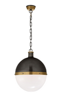White Glass Ball Pendant Lamp | Andrew Martin Hicks | Oroatrade.com