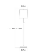 Linen Shade Floor Lamp | Andrew Martin Bryant | Oroatrade.com