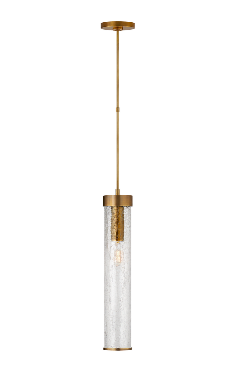 Crackled Glass Tube Pendant Light | Andrew Martin Liaison | Oroatrad.com