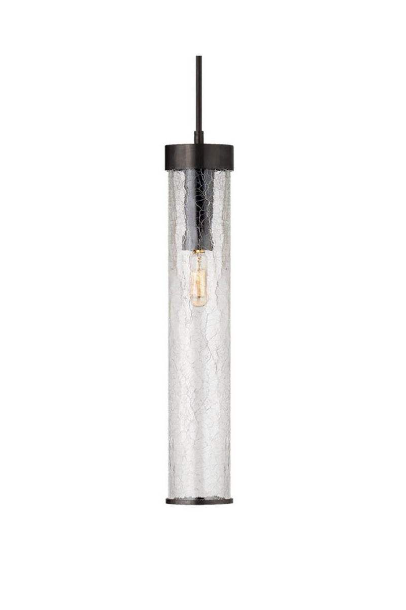 Crackled Glass Tube Pendant Light | Andrew Martin Liaison | Oroatrad.com