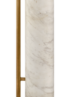 White Marble Base Floor Lamp | Andrew Martin Alma | Oroatrade.com