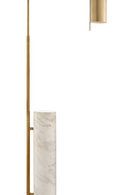 White Marble Base Floor Lamp | Andrew Martin Alma | Oroatrade.com