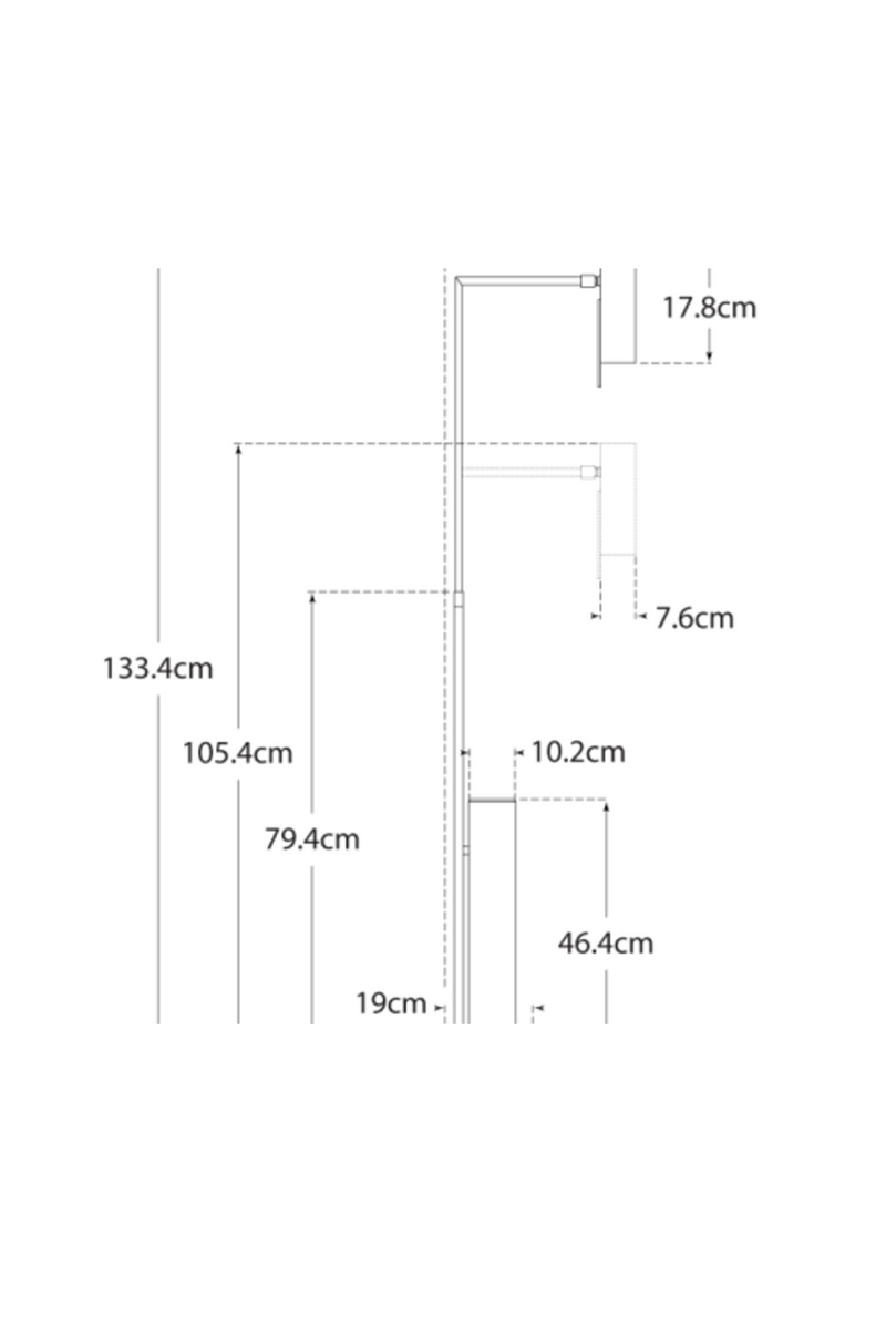 White Marble Base Floor Lamp | Andrew Martin Alma | Oroatrade.com