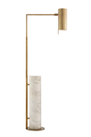 White Marble Base Floor Lamp | Andrew Martin Alma | Oroatrade.com
