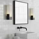 Antique Brass Frosted Glass Wall Light | Andrew Martin Covet