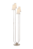Four Linen Shades Modern Floor Lamp | Andrew Martin | OROATRADE.com