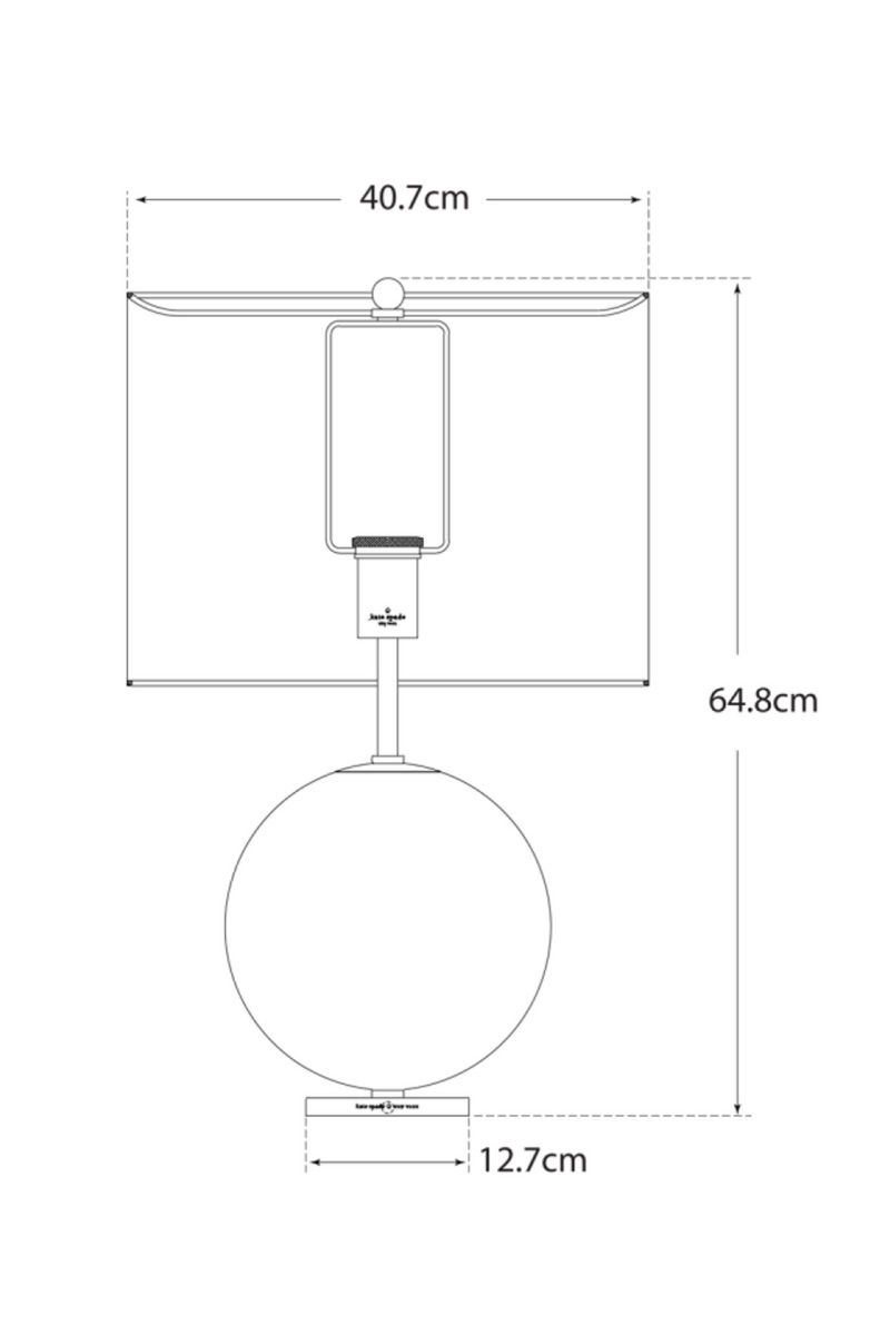 Orb Table Lamp | Andrew Martin Elsie | Oroatrade.com