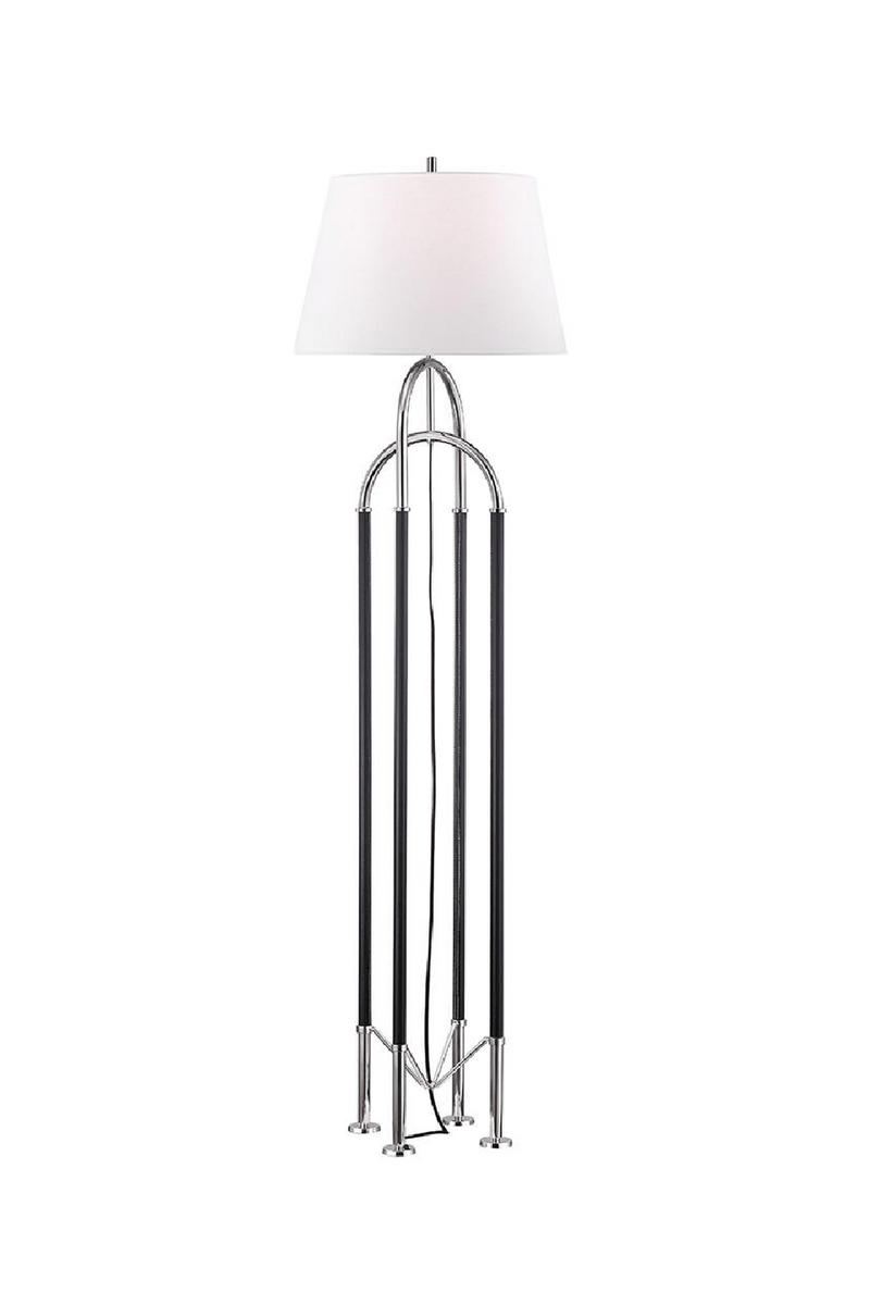 Polished Nickel Floor Lamp | Andrew Martin Arnett | Oroatrade.com