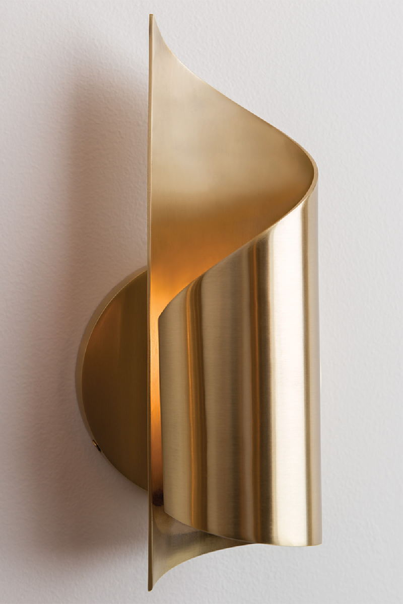 Metallic Cylindrical Wall Light | Andrew Martin Evie | Oroatrade.com