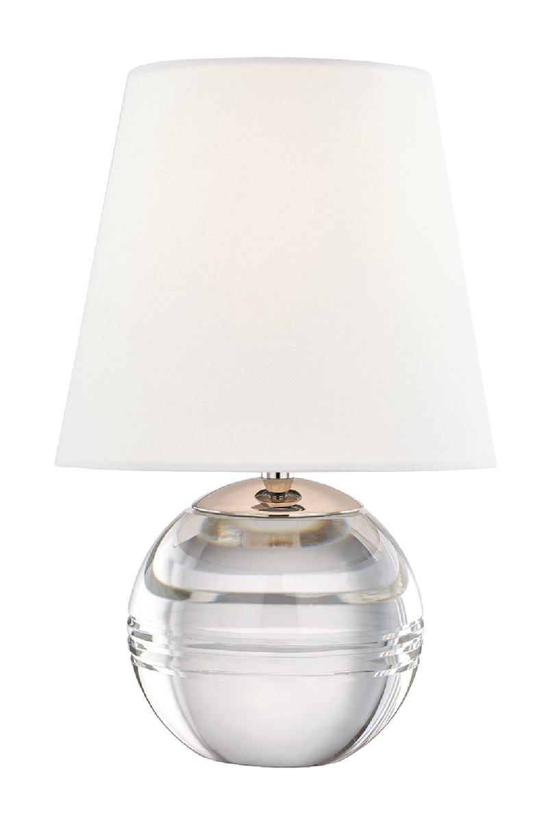 Round Crystal Table Lamp | Andrew Martin Nicole | Oroatrade.com