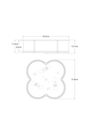 Clover-Shaped Ceiling Lamp | Andrew Martin Basil | Oroatrade.com