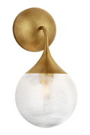 Antique Brass Single Wall Light | Andrew Martin Cristol | Oroatrade.com