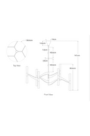 Frosted Glass Tubes Chandelier | Andrew Martin Brenta | Oroatrade.com