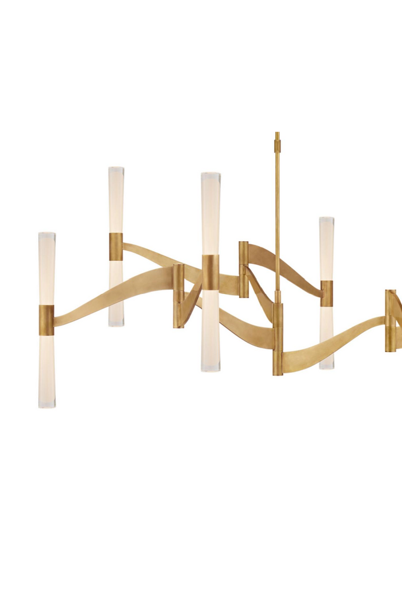 Frosted Glass Tubes Chandelier | Andrew Martin Brenta | Oroatrade.com