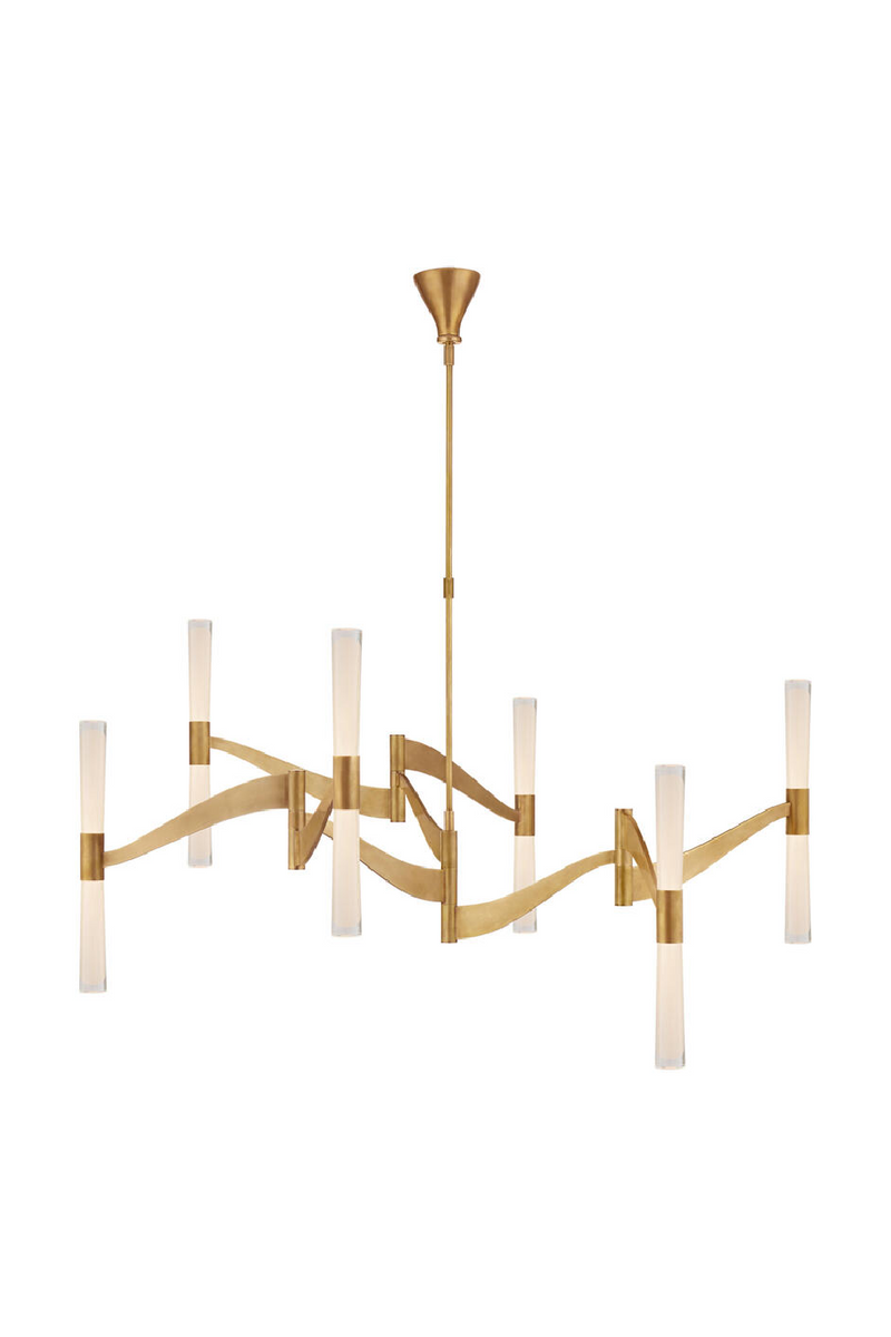 Frosted Glass Tubes Chandelier | Andrew Martin Brenta | Oroatrade.com