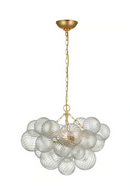 Swirled Glass Orbs Chandelier | Andrew Martin Talia | Oroatrade.com