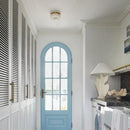 Inverted Round Alabaster Ceiling Lamp | Andrew Martin Otto