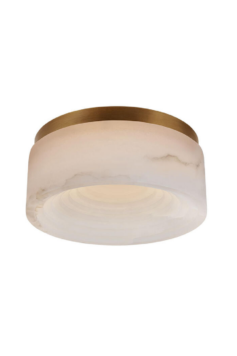 Inverted Round Alabaster Ceiling Lamp | Andrew Martin Otto | Oroatrade.com