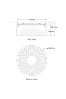 Inverted Round Alabaster Ceiling Lamp | Andrew Martin Otto | Oroatrade.com