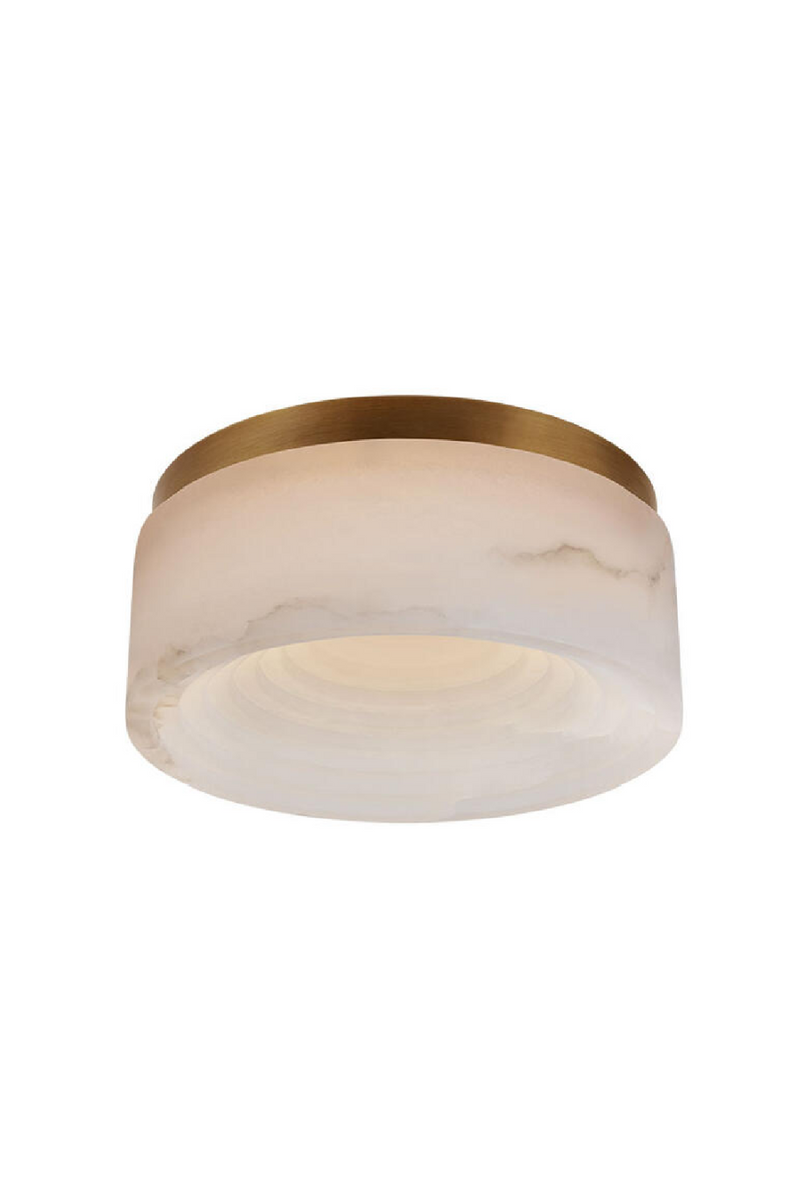 Inverted Round Alabaster Ceiling Lamp | Andrew Martin Otto | Oroatrade.com