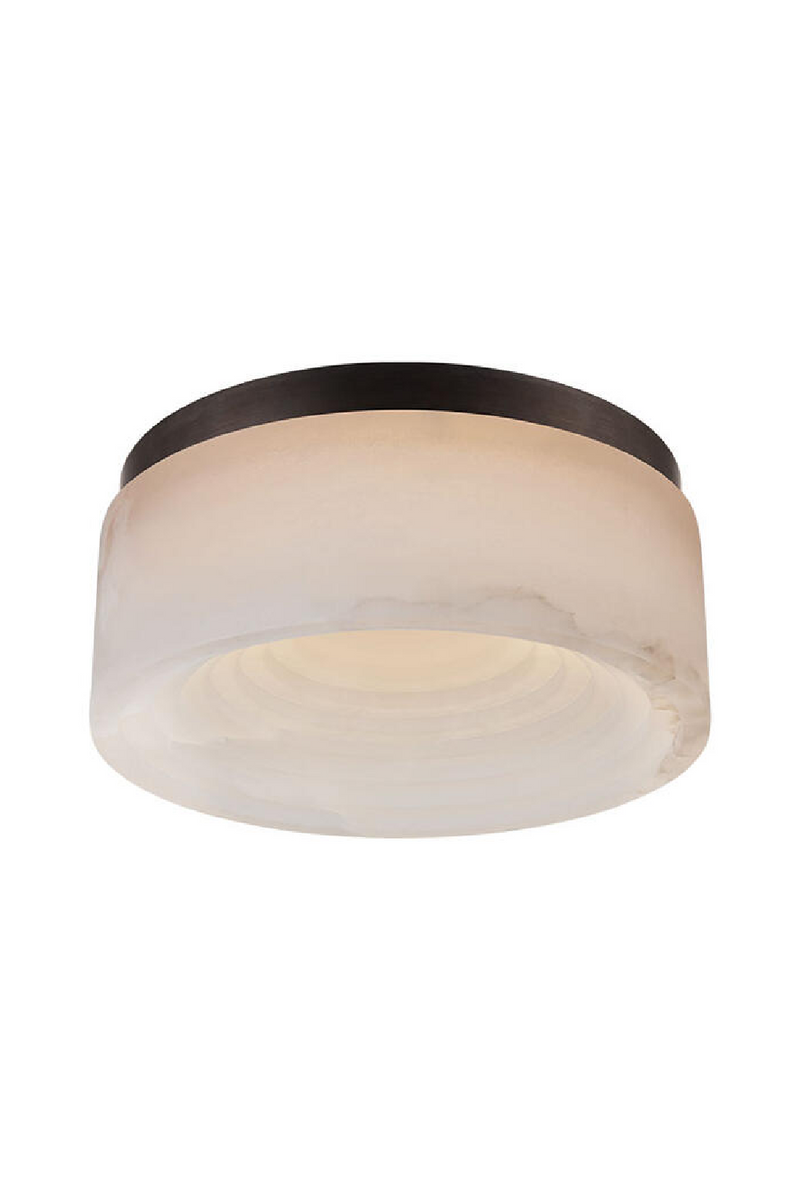 Inverted Round Alabaster Ceiling Lamp | Andrew Martin Otto | Oroatrade.com