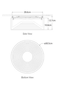 Inverted Round Alabaster Ceiling Lamp | Andrew Martin Otto | Oroatrade.com