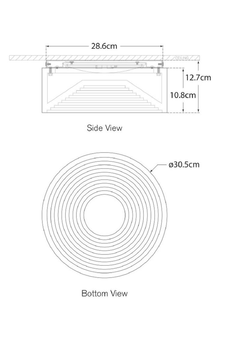 Inverted Round Alabaster Ceiling Lamp | Andrew Martin Otto | Oroatrade.com