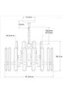 Tiered Crystal Chandelier | Andrew Martin Bonnington  | Oroatrade.com