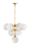 Glass Orbs Tiered Chandelier | Andrew Martin Cristol | Oroatrade.com