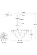 Glass Plates Chandelier | Andrew Martin Loire | Oroatrade.com