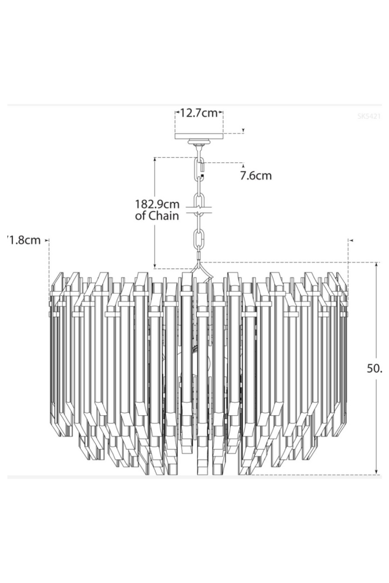 Modern Drum Chandelier | Andrew Martin Adele | Oroatrade.com