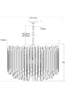 Modern Drum Chandelier | Andrew Martin Adele | Oroatrade.com