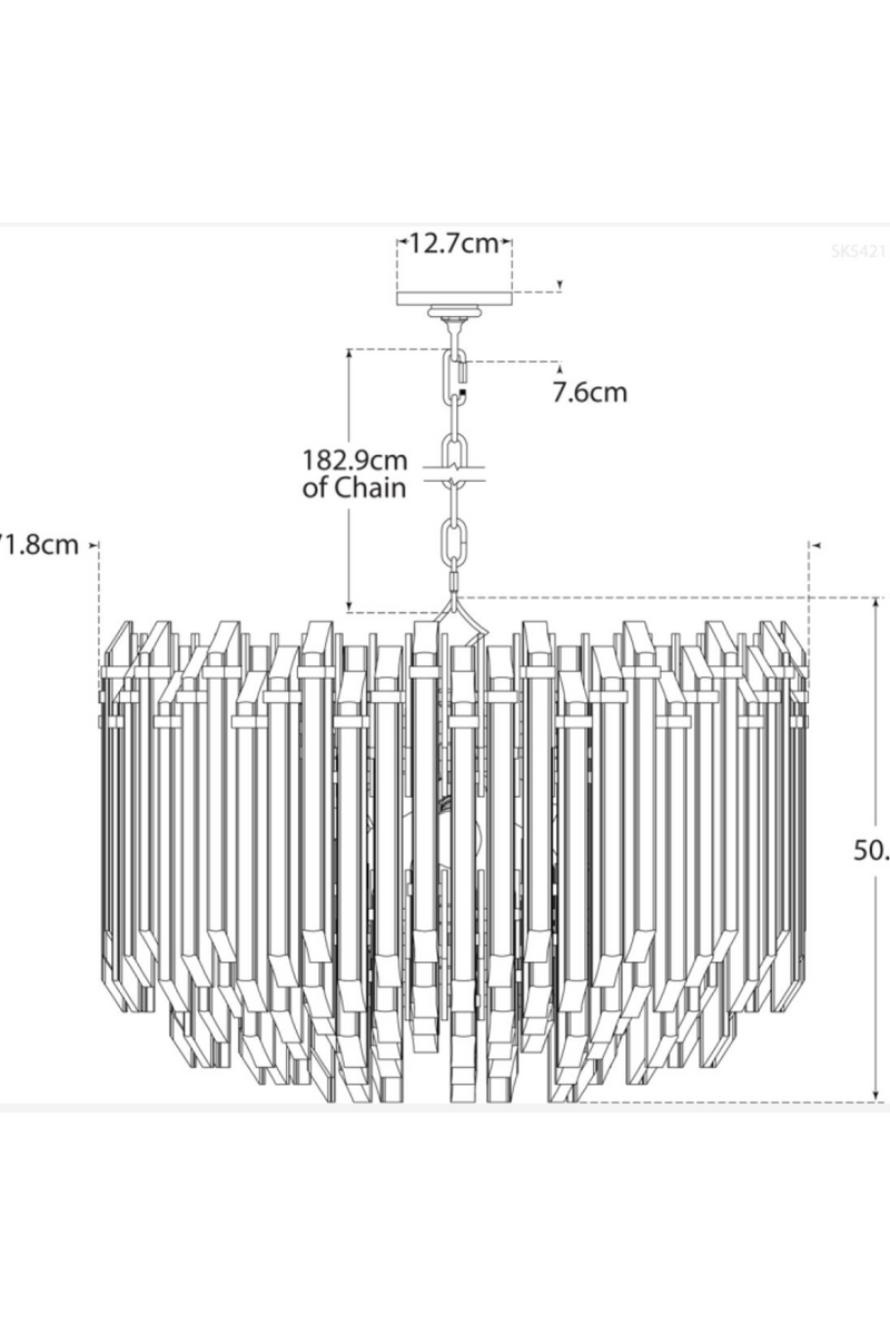 Modern Drum Chandelier | Andrew Martin Adele | Oroatrade.com