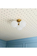 Triple Glass Globes Ceiling Lamp | Andrew Martin Cristol | Oroatrade.com