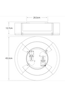 Round Alabaster Ceiling Lamp | Andrew Martin Melange | Oroatrade.com