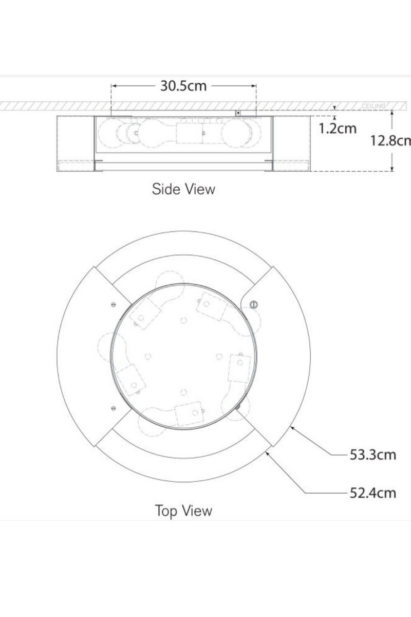 Round Alabaster Ceiling Lamp | Andrew Martin Melange | Oroatrade.com