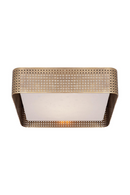 Perforated Square Ceiling Lamp | Andrew Martin Precision | Oroatrade.com